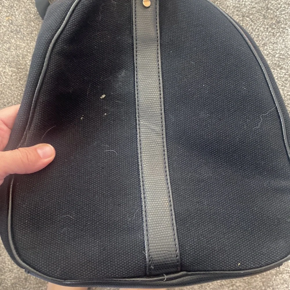 Victoria Secret Black Canvas Over Night Bag - Picture 6 of 9